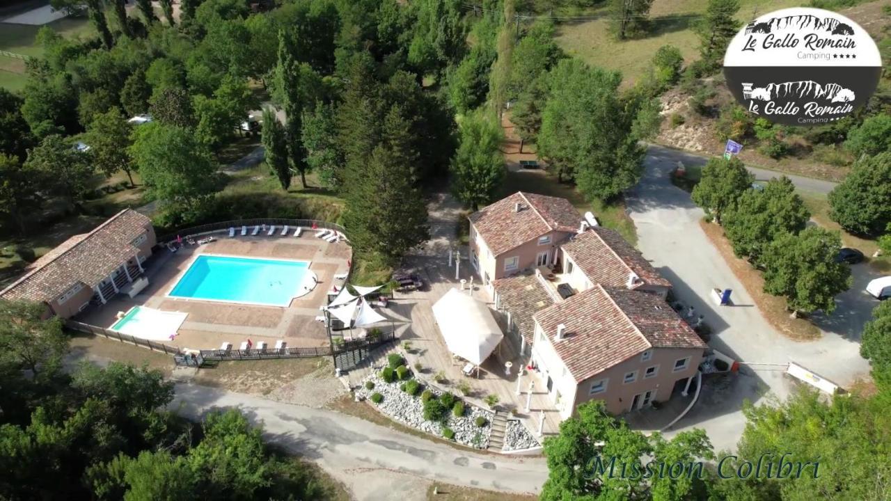 Camping Le Gallo Romain Barbieres Exterior foto