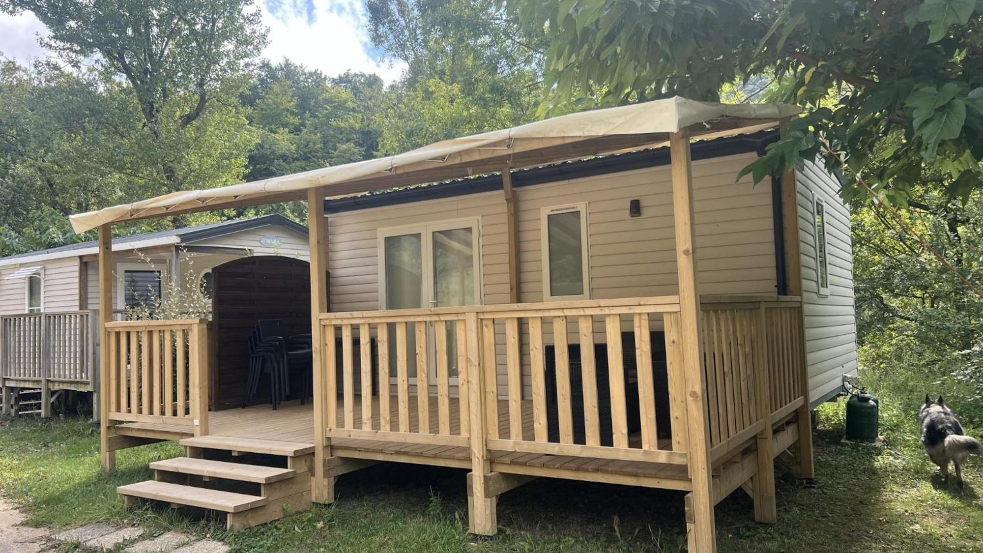 Camping Le Gallo Romain Barbieres Exterior foto
