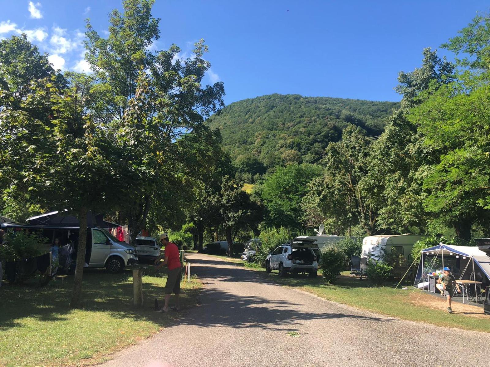Camping Le Gallo Romain Barbieres Exterior foto
